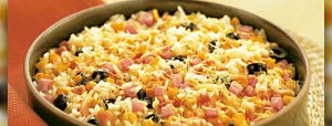 Arroz de forno com frango