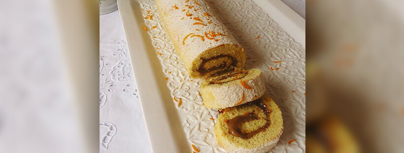 Rocambole de doce de leite