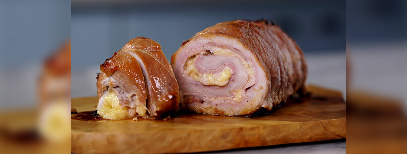 Lombo de porco recheado