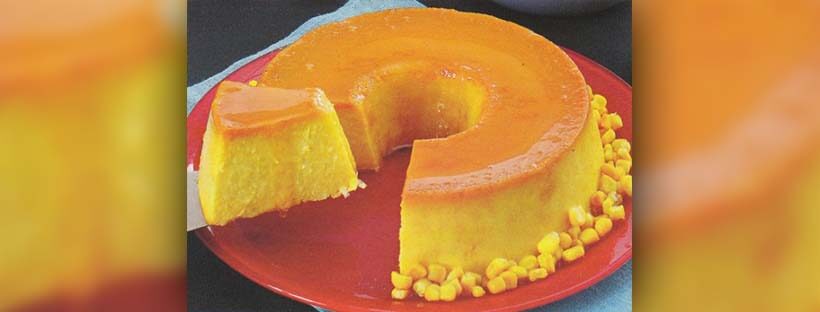 pudim de milho verde