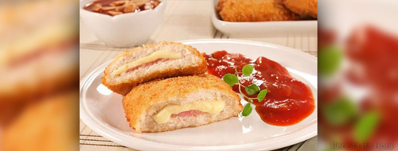 Frango à milanesa cremoso