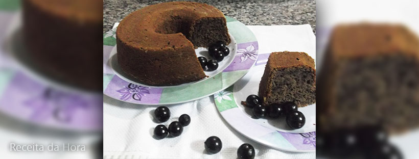 Receita de bolo de jabuticaba