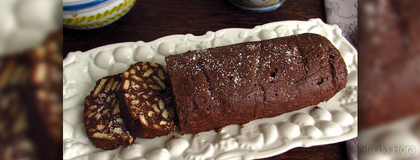 Receita de salame de chocolate