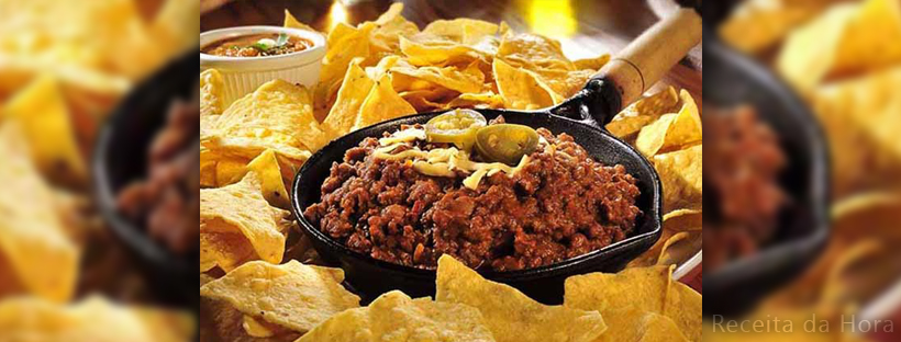 Receita de Chilli molho de feijão mexicano