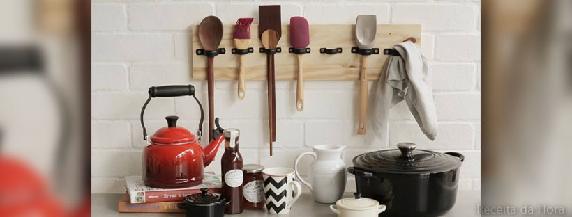 Utensílios organizados