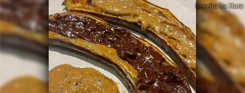 Banana assada na AirFryer