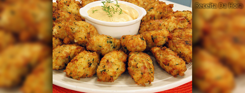 Bolinho de arroz na AirFryer