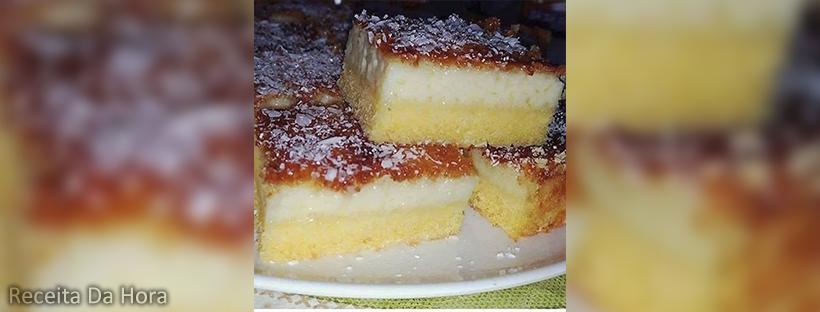 Bolo fofo de requeijão